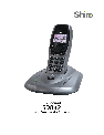 Shiro Cordless Telephone SD8421 owners manual user guide