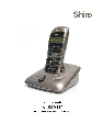 Shiro Cordless Telephone SD8501 owners manual user guide