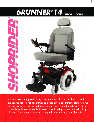 Shoprider Mobility Aid 888WNLL owners manual user guide