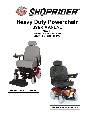 Shoprider Mobility Aid WS 888WS owners manual user guide