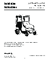 Simplicity Snow Blower 1694402 owners manual user guide