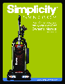 Simplicity Vacuum Cleaner G9 owners manual user guide