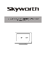 Skyworth Flat Panel Television SLC-1963A-1 owners manual user guide