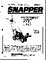 Snapper Edger ET302B owners manual user guide