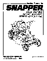 Snapper Lawn Mower SERIE 5 owners manual user guide