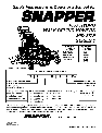 Snapper Lawn Mower SPLH151KW owners manual user guide