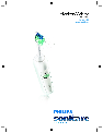 Sonicare Electric Toothbrush HX6731/02 owners manual user guide