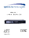 Speco Technologies DVR DVR-4CF owners manual user guide