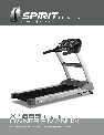 Spirit Treadmill XT685 owners manual user guide