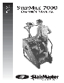 Stairmaster Stepper Machine 7000 owners manual user guide
