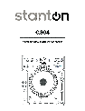 Stanton CD Player C.304 owners manual user guide