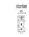 Stanton CD Player C.314 owners manual user guide