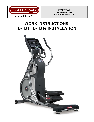 Star Trac Elliptical Trainer E-TBTe owners manual user guide