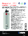 State Industries Water Heater SRGSS00905 owners manual user guide