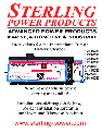 Sterling Power Products Battery Charger 1210CE owners manual user guide