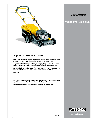 Stiga Lawn Mower 12-1203-22 owners manual user guide