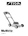 Stiga Lawn Mower 8211-0229-06 owners manual user guide