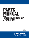 Subaru Welding System RGX7500E owners manual user guide