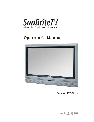 SunBriteTV Flat Panel Television SB3270HDWH owners manual user guide