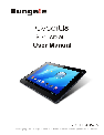 Sungale Tablet ID982WTA owners manual user guide