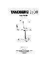 TANDBERG Webcam D12155-10 owners manual user guide