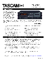 Tascam CD Player CD-A700 owners manual user guide