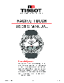 Tissot Watch 151_EN owners manual user guide