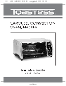 Toastess Microwave Oven TTO652 owners manual user guide