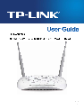 TP-Link Modem TD-W8968 owners manual user guide