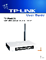 TP-Link Network Router TD-W8900GB owners manual user guide