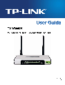 TP-Link Network Router TD-W8960N owners manual user guide