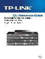 TP-Link Network Router TL-SG2210P/TL-SG2216/TL-SG2424/ TL-SG2424P/TL-SG2452 owners manual user guide
