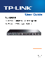 TP-Link Network Router tl-sl5428e owners manual user guide