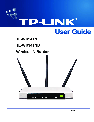 TP-Link Network Router TL-WR941N owners manual user guide