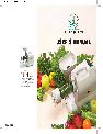 Tribest Juicer SS9002 owners manual user guide