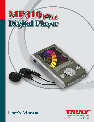Truly electronic Mftg CD Player MP313X owners manual user guide