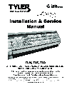 Tyler Refrigeration Refrigerator TLD owners manual user guide