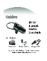 Uniden Bluetooth Headset BT109 owners manual user guide