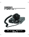 Uniden Portable Radio UH012 owners manual user guide