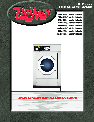 Unimac Washer UX55 owners manual user guide