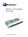 UTStarcom Modem UM100C owners manual user guide