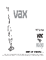 Vax Vacuum Cleaner V-037 owners manual user guide