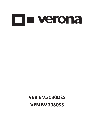 Verona Convection Oven VEBIEM3030DSS owners manual user guide
