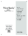 ViewSonic Digital Photo Frame VFM153611 owners manual user guide
