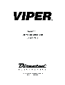 Viper TV Cables 1100.5 owners manual user guide
