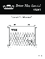 Vox Amplified Phone VBM1 owners manual user guide