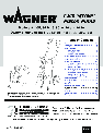 Wagner SprayTech Paint Sprayer 9140S, 9146, 9150, 9170, 9190 owners manual user guide