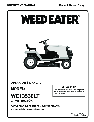 Weed Eater Lawn Mower WE13538LT owners manual user guide