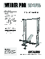 Weider Home Gym 831.150470 owners manual user guide