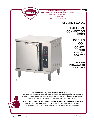 Wells Convection Oven OC-1 owners manual user guide